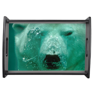 Polar Bear Animal Arctic Northern Cute Whimsical Serving Tray