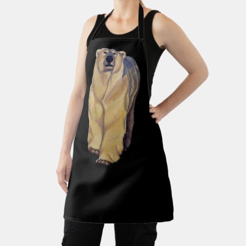 Polar Bear Apron Bear Art Aprons  Bear Gifts