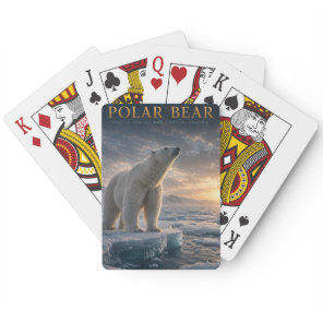 Polar Bear Arctic Sea Ice ANIMALS Poker Cards