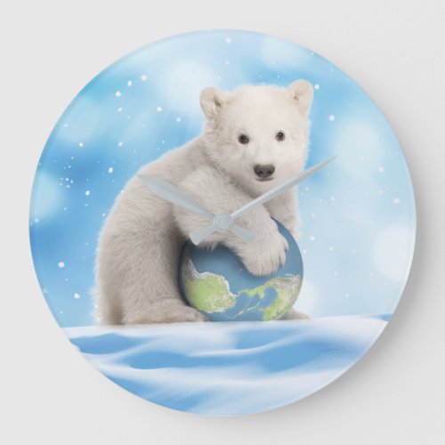 Polar Bear Arctic World Clock