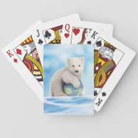 Polar Bear Arctic World Playing Cards