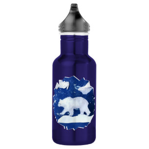 Polar Bear "Art by Kids" Stainless Steel Water Bottle
