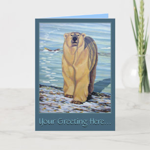 Polar Bear Art Cards Custom Wildlife Art Cards