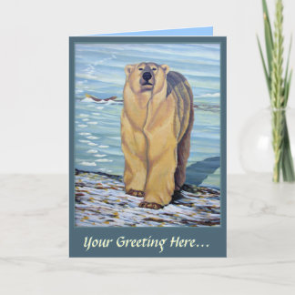 Polar Bear Art Cards Custom Wildlife Art Cards