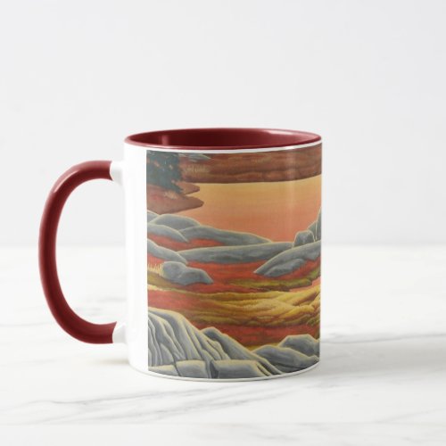 Polar Bear Art Coffee Mug Wildlife Art Bear Cup