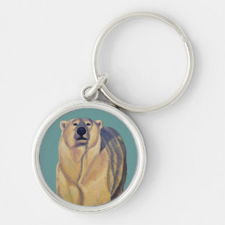 Polar Bear Art Key Chain Canadian Wildlife Gifts