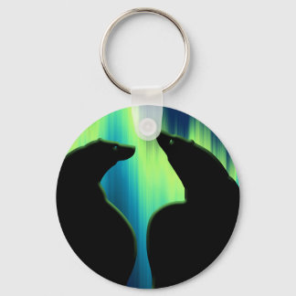 Polar Bear Art Key Chain First Nations Bear Gifts