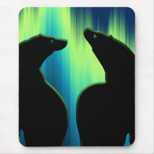 Polar Bear Art Mousepad Stylish Wildlife Mousepad