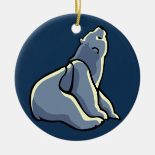 Polar Bear Art Ornament Bear Keepsake Bear Gifts