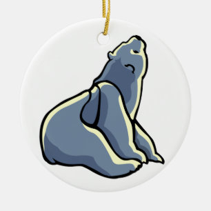 Polar Bear Art Ornament Bear Keepsake Bear Gifts