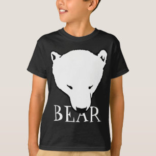 Polar Bear Art T-shirt Kid's Baby Bear Shirts