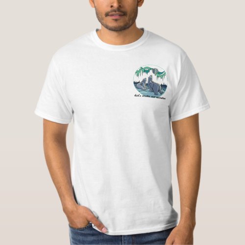 Polar Bear Art T_shirt Mens Polar Bear Shirt