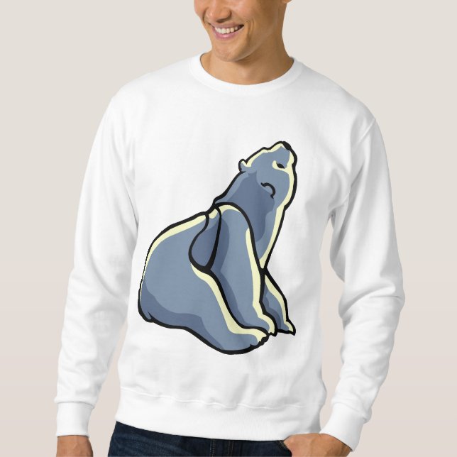 Polar Bear Art T-shirt Unisex Polar Bear Shirt (Front)