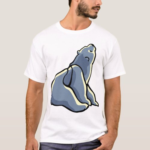 Polar Bear Art T_shirt Unisex Polar Bear Shirt