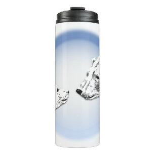 Polar Bear Art Tumbler Mug Bear Drinkware & Gifts