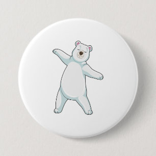 Polar bear at Yoga Fitness in Standing Button