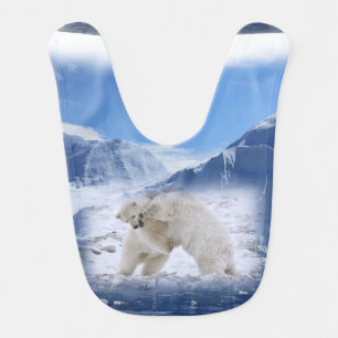 Polar Bear Baby Bib