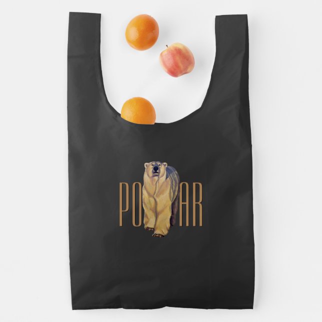 Polar Bear Bags Bear Tote Bags Customizable (Insitu)