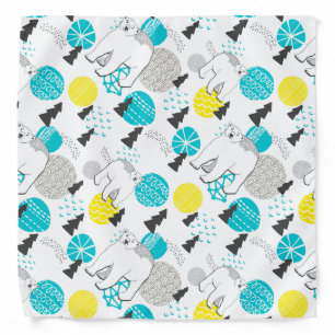 Polar bear bandana