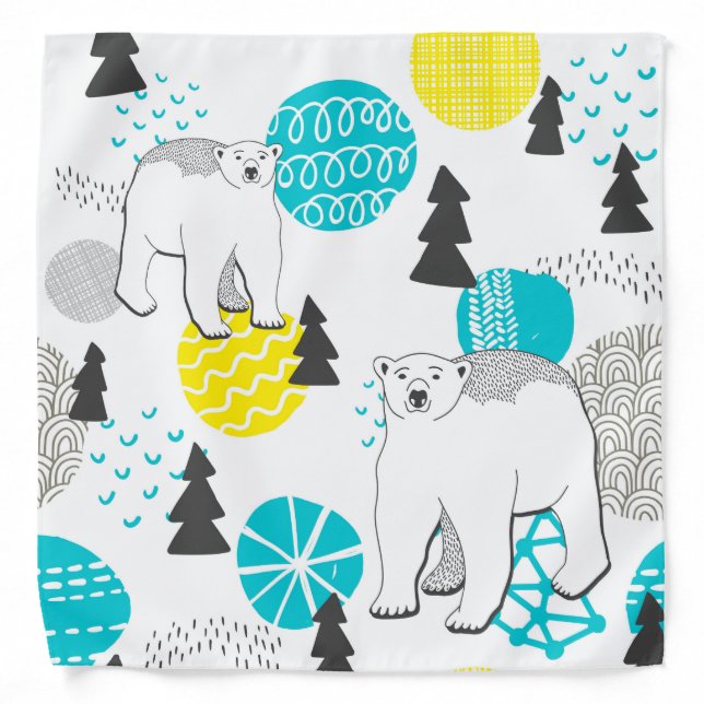 Polar bear bandana (Front)