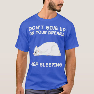 Polar Bear Bears Nap Sleeping Pajama Nightgown  T-Shirt
