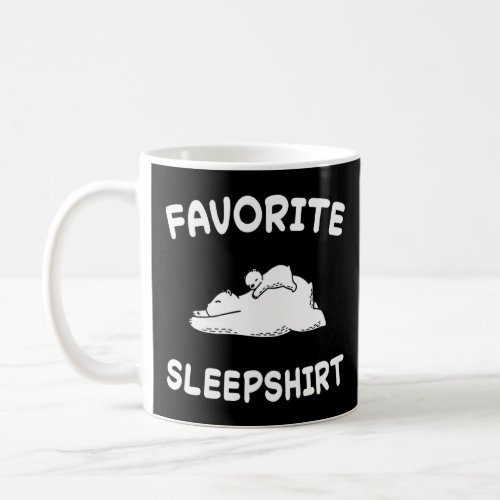Polar Bear Bears Nap Sleeping Sleep Pajama Nightgo Coffee Mug