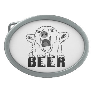 Polar Bear Belt Buckle