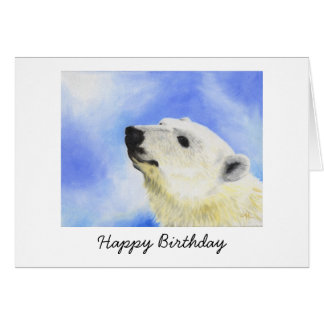 Polar Bear Happy Birthday Cards | Zazzle