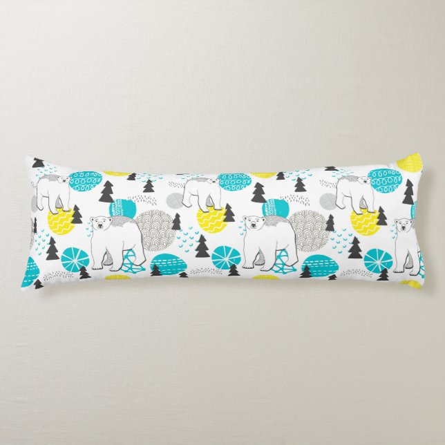 Polar bear body pillow (Front)