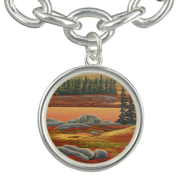 Polar Bear Bracelet Autumn Bear Art Jewelry (Design)
