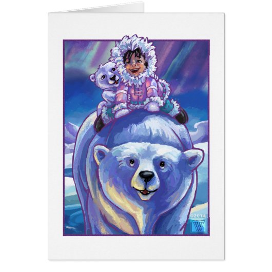 Polar Bear Bus Cards (Front)