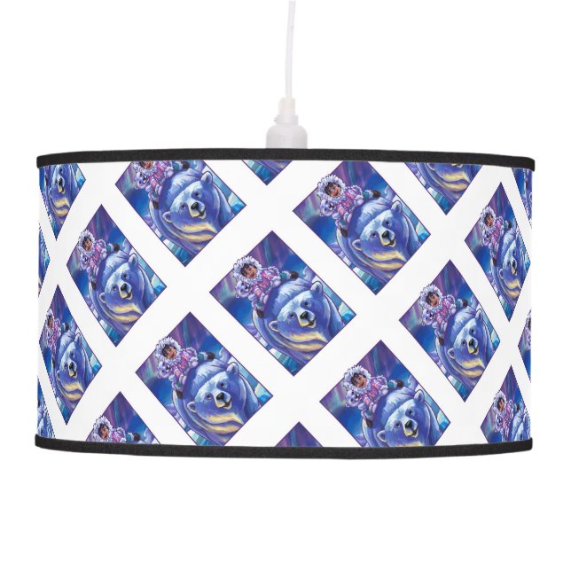 Polar Bear Bus Hanging Lamp (Front)