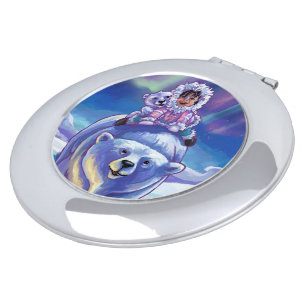 Polar Bear Bus Vanity Mirror