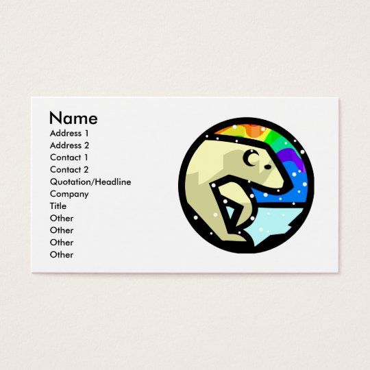 Polar Bear Business Cards