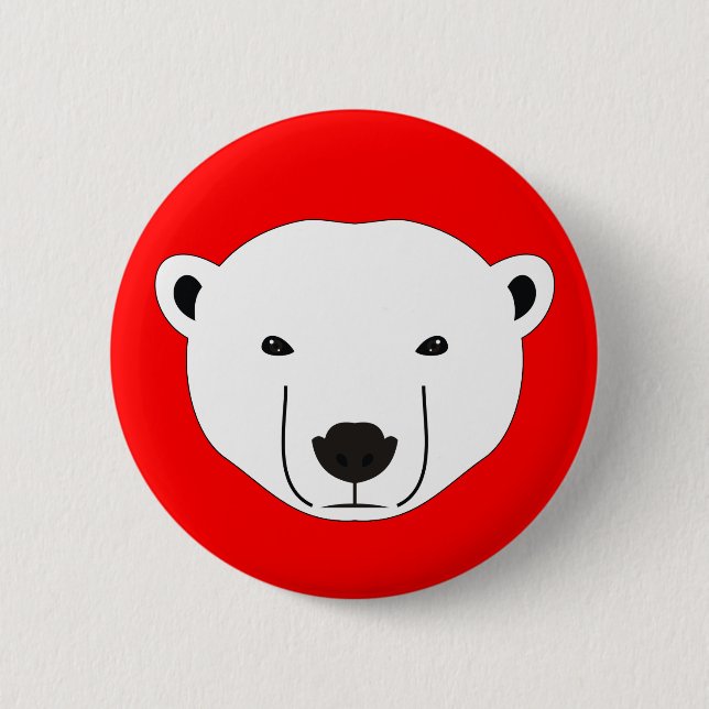 Polar Bear Button (Front)