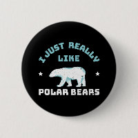 Polar Bear Button