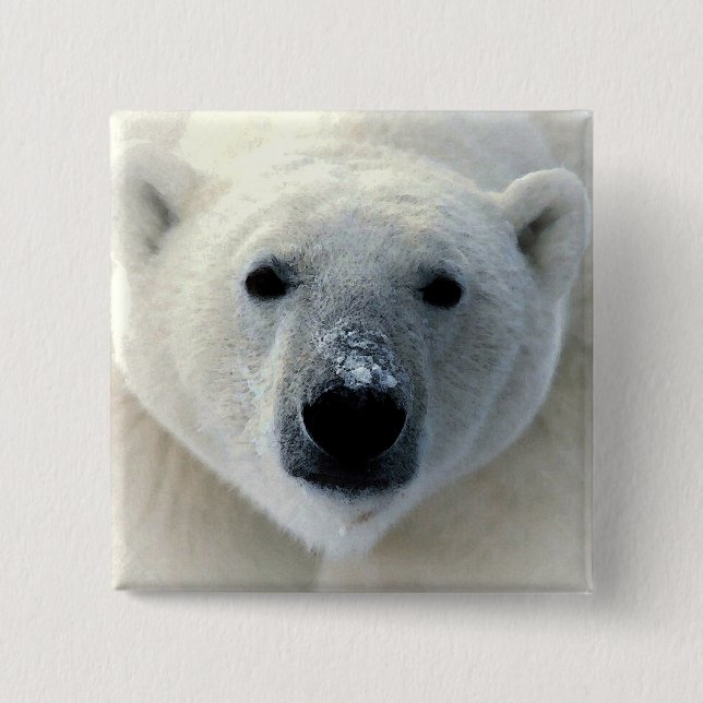 Polar Bear Button (Front)