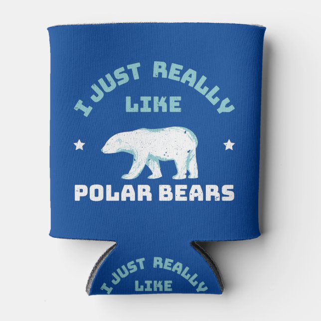 Polar Bear Can Cooler (Front)