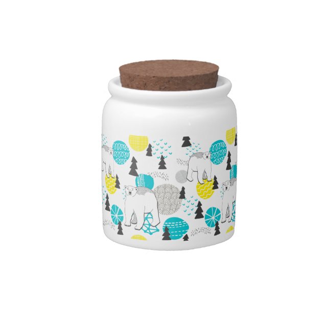 Polar bear candy jar (Front)