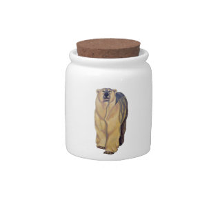 Polar Bear Candy Jar Bear Art Cookie Jars & Gifts