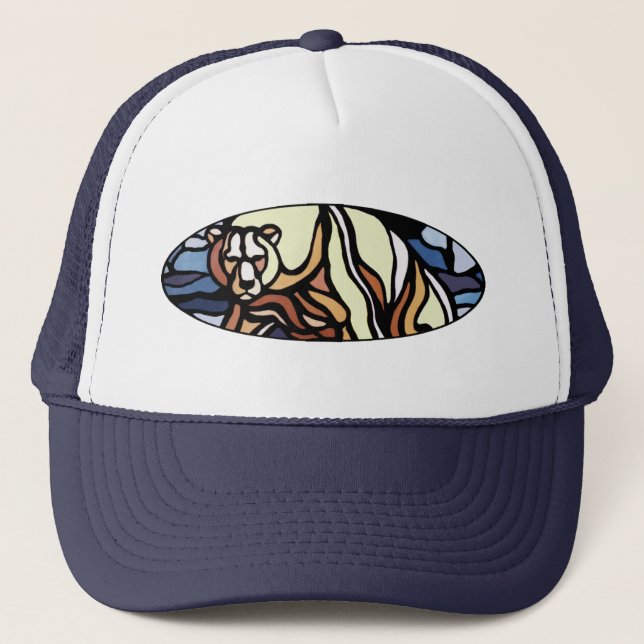 Polar Bear Caps & Hats Wildlife Art Hat (Front)