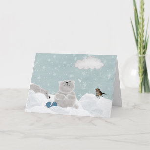 Polar Bear Card