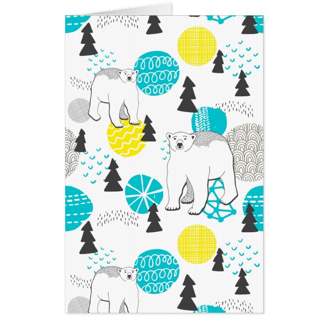 Polar bear card (Front)