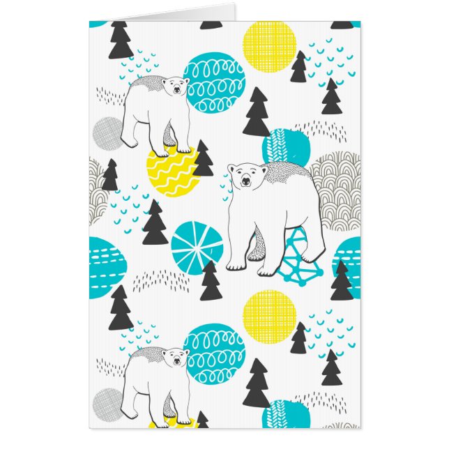 Polar bear card (Front)