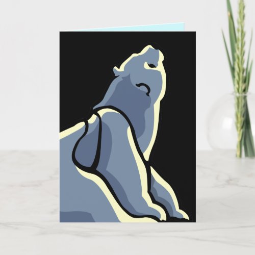 Polar Bear Card Custom Cards Wildlife Art Card