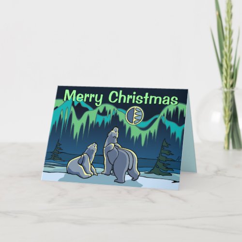 Polar Bear Card Custom Cards Wildlife Art Card