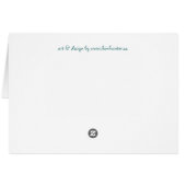Polar Bear Cards Personalized Baby Bear Cards (Back Horizontal)