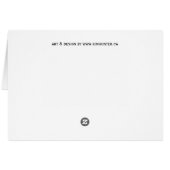 Polar Bear Cards Personalized Bear Greeting Cards (Back Horizontal)