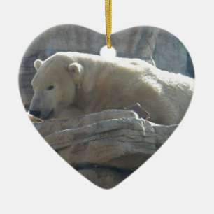 Polar Bear Ceramic Ornament