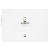 polar bear chef serving snowflakes Christmas (Back Horizontal)